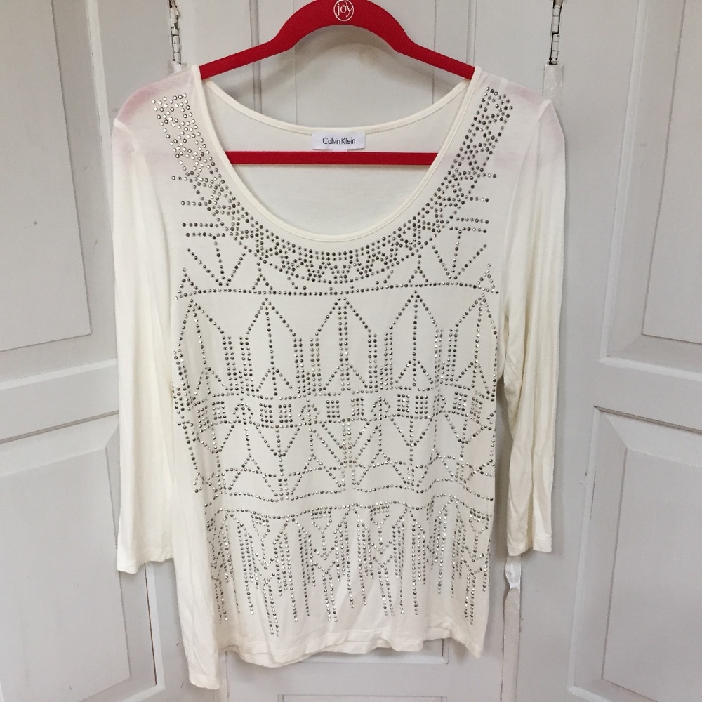 Calvin Klein Studded Top